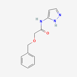 molecular formula C12H13N3O2 B14910874 2-(benzyloxy)-N-(1H-pyrazol-3-yl)acetamide 