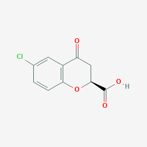 (S)-6-Chloro-4-oxochroman-2-carboxylic acid