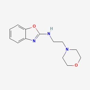 molecular formula C13H17N3O2 B14910908 n-(2-Morpholinoethyl)benzo[d]oxazol-2-amine 