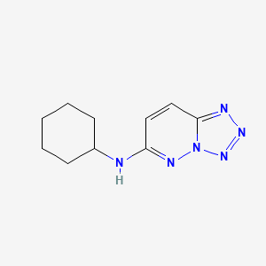 molecular formula C10H14N6 B14910929 N-cyclohexyltetrazolo[1,5-b]pyridazin-6-amine 