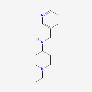 1-ethyl-N-(pyridin-3-ylmethyl)piperidin-4-amine