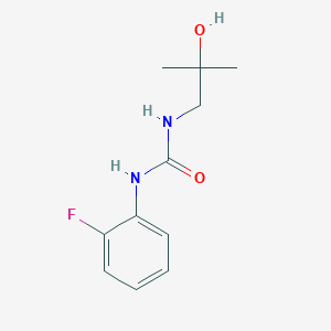 1-(2-Fluorophenyl)-3-(2-hydroxy-2-methylpropyl)urea