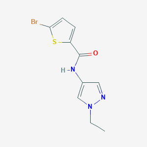 molecular formula C10H10BrN3OS B14910965 5-bromo-N-(1-ethyl-1H-pyrazol-4-yl)thiophene-2-carboxamide 