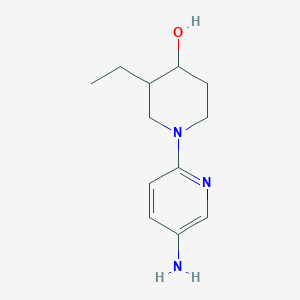 1-(5-Aminopyridin-2-yl)-3-ethylpiperidin-4-ol