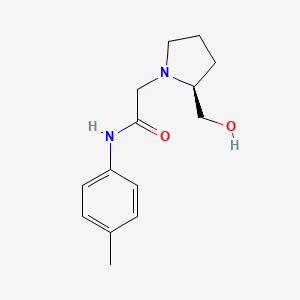 (S)-2-(2-(Hydroxymethyl)pyrrolidin-1-yl)-N-(p-tolyl)acetamide