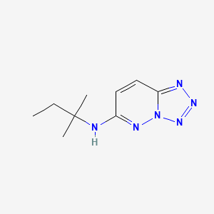 molecular formula C9H14N6 B14910995 n-(Tert-pentyl)tetrazolo[1,5-b]pyridazin-6-amine 