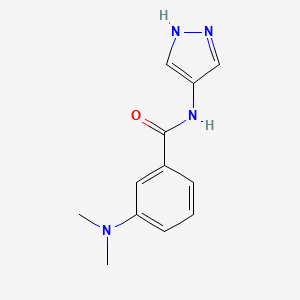 3-(dimethylamino)-N-(1H-pyrazol-4-yl)benzamide