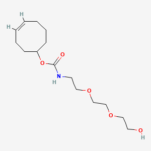 molecular formula C15H27NO5 B14911005 Cyclooct-4-en-1-yl (2-(2-(2-hydroxyethoxy)ethoxy)ethyl)carbamate 