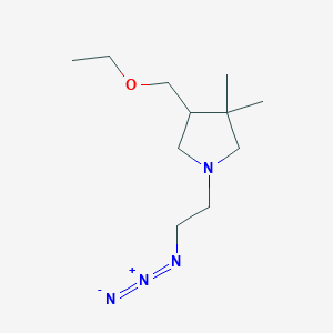 1-(2-Azidoethyl)-4-(ethoxymethyl)-3,3-dimethylpyrrolidine