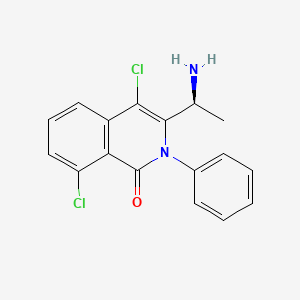 (S)-3-(1-Aminoethyl)-4,8-dichloro-2-phenylisoquinolin-1(2H)-one