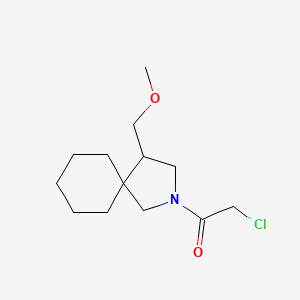 molecular formula C13H22ClNO2 B1491104 2-Chloro-1-(4-(methoxymethyl)-2-azaspiro[4.5]decan-2-yl)ethan-1-one CAS No. 2098119-02-7