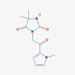 5,5-Dimethyl-3-(2-(1-methyl-1h-pyrrol-2-yl)-2-oxoethyl)imidazolidine-2,4-dione