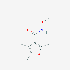 molecular formula C10H15NO3 B14911088 N-ethoxy-2,4,5-trimethylfuran-3-carboxamide 