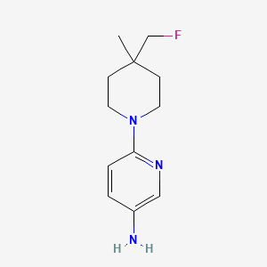 6-(4-(Fluoromethyl)-4-methylpiperidin-1-yl)pyridin-3-amine