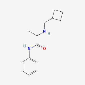 2-((Cyclobutylmethyl)amino)-N-phenylpropanamide