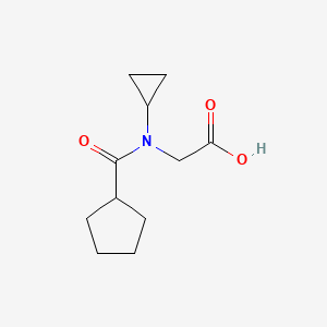 n-(Cyclopentanecarbonyl)-n-cyclopropylglycine