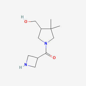 Azetidin-3-yl(4-(hydroxymethyl)-3,3-dimethylpyrrolidin-1-yl)methanone