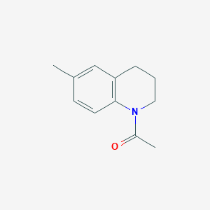 molecular formula C12H15NO B14911185 1-(6-Methyl-3,4-dihydroquinolin-1(2h)-yl)ethan-1-one 