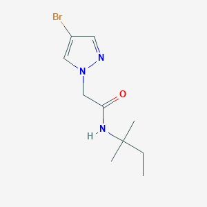 2-(4-Bromo-1h-pyrazol-1-yl)-N-(tert-pentyl)acetamide