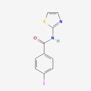 molecular formula C10H7IN2OS B14911195 4-Iodo-N-(thiazol-2-yl)benzamide 