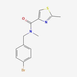 n-(4-Bromobenzyl)-n,2-dimethylthiazole-4-carboxamide