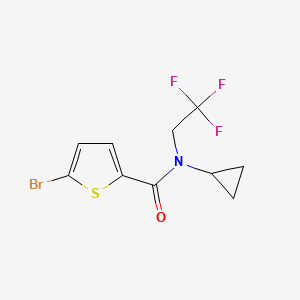 5-bromo-N-cyclopropyl-N-(2,2,2-trifluoroethyl)thiophene-2-carboxamide