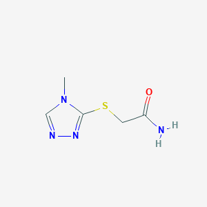 2-((4-Methyl-4h-1,2,4-triazol-3-yl)thio)acetamide