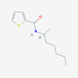 N-(heptan-2-yl)thiophene-2-carboxamide