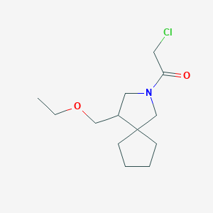 molecular formula C13H22ClNO2 B1491123 2-Chloro-1-(4-(ethoxymethyl)-2-azaspiro[4.4]nonan-2-yl)ethan-1-one CAS No. 2097994-93-7