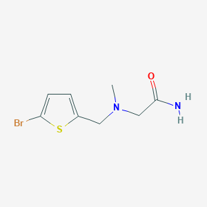 2-(((5-Bromothiophen-2-yl)methyl)(methyl)amino)acetamide