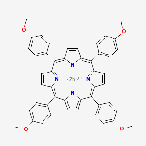 [5,10,15,20-tetrakis(4-methoxyphenyl)porphyrinato(2-)-kappa~4~N~21~,N~22~,N~23~,N~24~]zinc