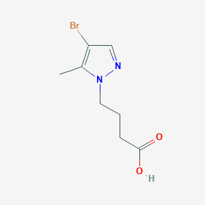 4-(4-Bromo-5-methyl-1H-pyrazol-1-YL)butanoic acid