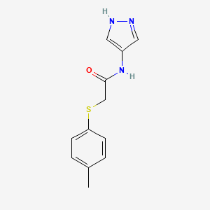 n-(1h-Pyrazol-4-yl)-2-(p-tolylthio)acetamide