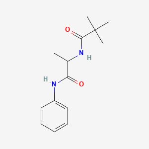 n-(1-Oxo-1-(phenylamino)propan-2-yl)pivalamide