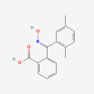 molecular formula C16H15NO3 B14911333 2-[(E)-(2,5-dimethylphenyl)(hydroxyimino)methyl]benzoic acid 