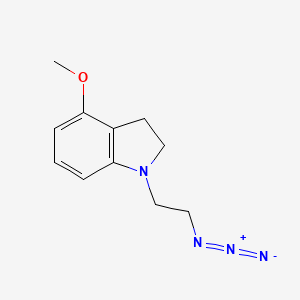 molecular formula C11H14N4O B1491136 1-(2-Azidoethyl)-4-methoxyindoline CAS No. 2098091-15-5