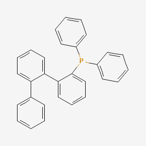 molecular formula C30H23P B14911370 diphenyl-[2-(2-phenylphenyl)phenyl]phosphane 