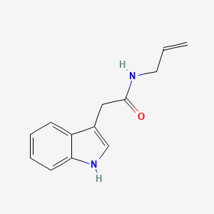 molecular formula C13H14N2O B14911373 n-Allyl-2-(1h-indol-3-yl)acetamide 