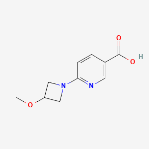 6-(3-Methoxyazetidin-1-yl)nicotinic acid