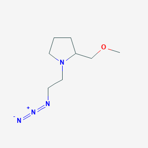 1-(2-Azidoethyl)-2-(methoxymethyl)pyrrolidine