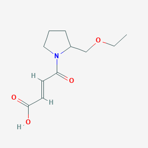 molecular formula C11H17NO4 B1491141 (E)-4-(2-(ethoxymethyl)pyrrolidin-1-yl)-4-oxobut-2-enoic acid CAS No. 2098155-93-0
