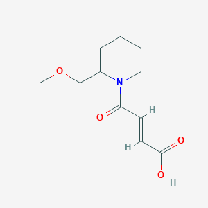 (E)-4-(2-(methoxymethyl)piperidin-1-yl)-4-oxobut-2-enoic acid