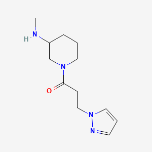 1-(3-(Methylamino)piperidin-1-yl)-3-(1h-pyrazol-1-yl)propan-1-one