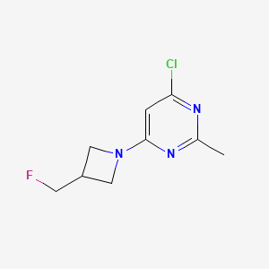 4-Chloro-6-(3-(fluoromethyl)azetidin-1-yl)-2-methylpyrimidine