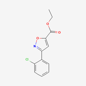 Ethyl 3-(2-chlorophenyl)-1,2-oxazole-5-carboxylate