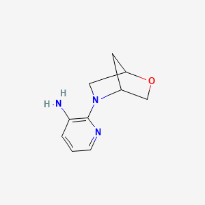 molecular formula C10H13N3O B1491149 2-(2-Oxa-5-azabicyclo[2.2.1]heptan-5-yl)pyridin-3-amine CAS No. 1856315-81-5