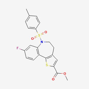 Methyl 8-fluoro-6-tosyl-5,6-dihydro-4H-benzo[b]thieno[2,3-d]azepine-2-carboxylate