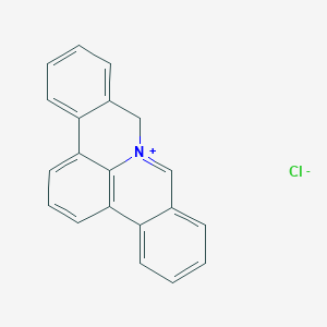 molecular formula C20H14ClN B14911502 8H-Isoquinolino[4,3,2-de]phenanthridin-9-ium chloride 