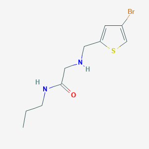 2-(((4-Bromothiophen-2-yl)methyl)amino)-N-propylacetamide