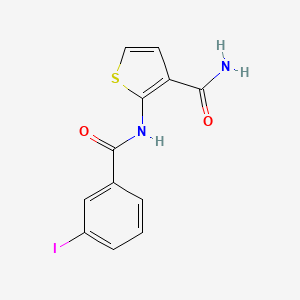 2-(3-Iodobenzamido)thiophene-3-carboxamide